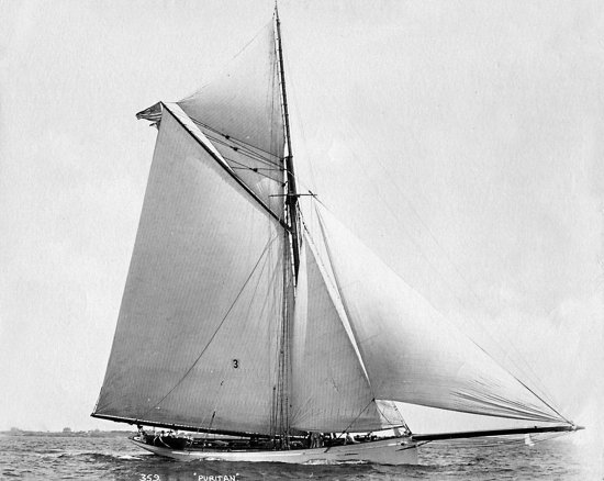 Yacht 'Puritan' - The Yacht Photography Collection of J. S. Johnston