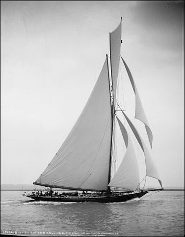 Calluna was designed by William Fife III and built at the A. & J. Inglis shipyard for a syndicate of Glaswegian merchants led by Peter Donaldson
