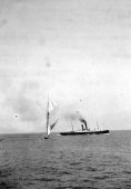 The Jamaican passing Shamrock I. 13th September 1899.