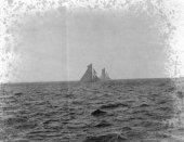 1434-The race - Columbia leading Shamrock. August 1899.