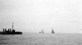 1006-Second Race - triangular course of thirty miles for Resolute and Shamrock IV. July 1920.