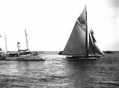 50-Shamrock IV with other craft. July 1920.