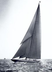 photographed by Rosenfeld and Sons on July 13, 1930 the day before the start of the America's Cup Observation Races