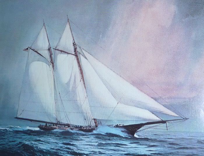 The schooner America as rigged for war duty in 1863