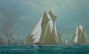 America’s Cup 1870 by Carl G. Evers