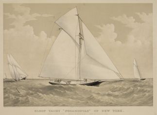 Sloop Yacht Pocahontas of New York