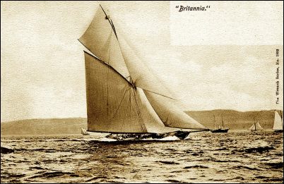 The G. L. Watson designed Britannia was built by Messrs D. & W. Henderson in 1893 for H.R.H. the Prince of Wales3