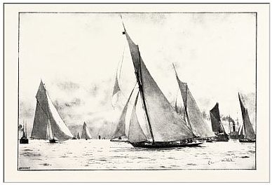 The First Race Of The Royal Thames Yacht Club: The Iverna