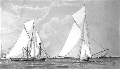 Royal Mersey Yacht Club Jubilee Regatta - Iverna 1893